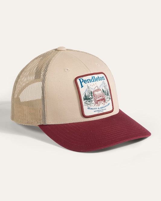 Pendleton Adventure Logo Five Panel Trucker Hat