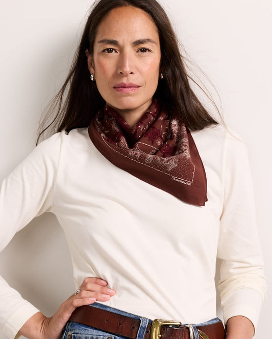 Pendleton Embroidered Bandana Scarf