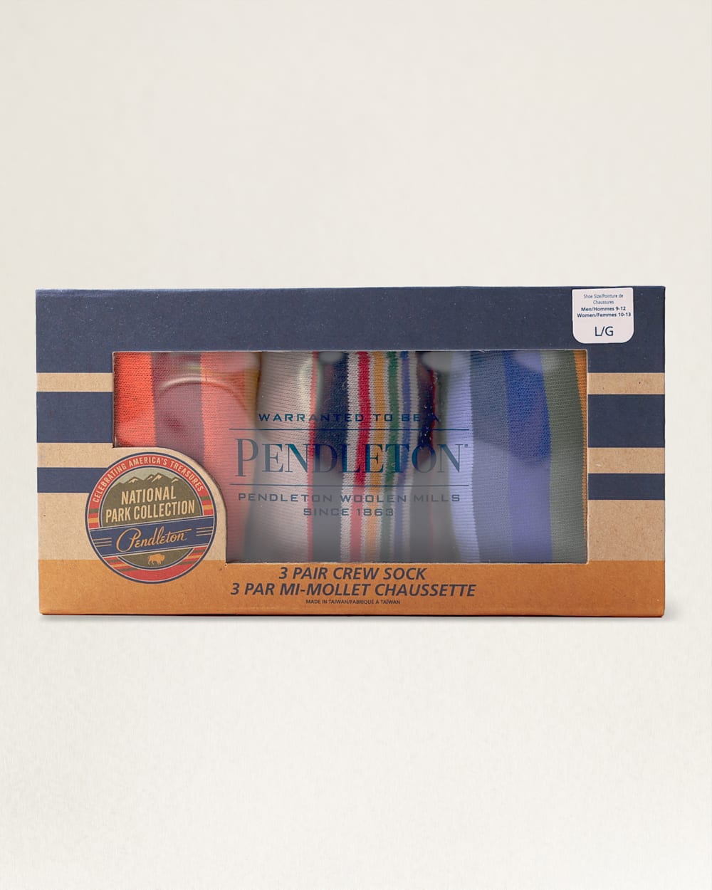 Pendleton Shop the Three-Pack National Park Socks Gift Box Set