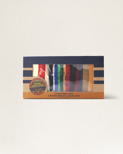 Pendleton Shop the Three-Pack National Park Socks Gift Box Set