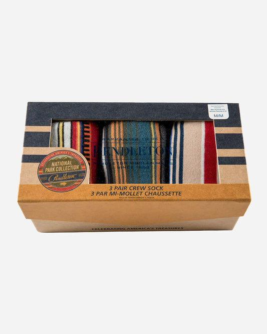 Pendleton Shop the Three-Pack National Park Socks Gift Box Set