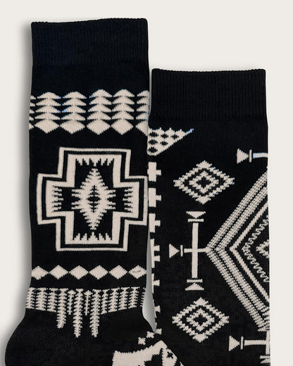 Pendleton Shop Trio Pattern Crew Socks in Socks