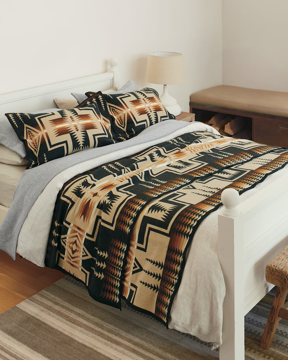 Pendleton Harding Jacquard Blanket Retring Colors