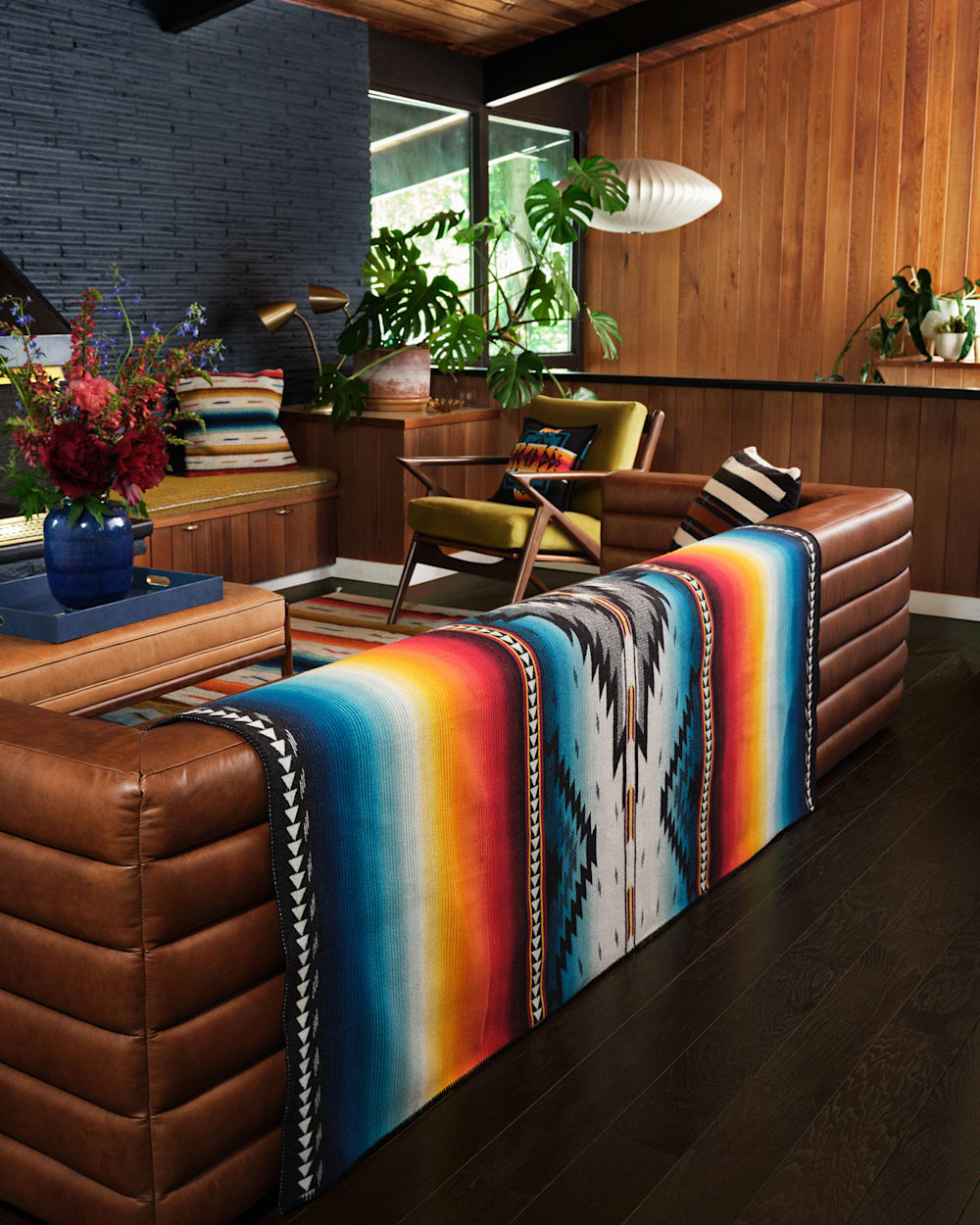 Pendleton Shop & Wrap Up in Cozy Saltillo Sunset Blanket
