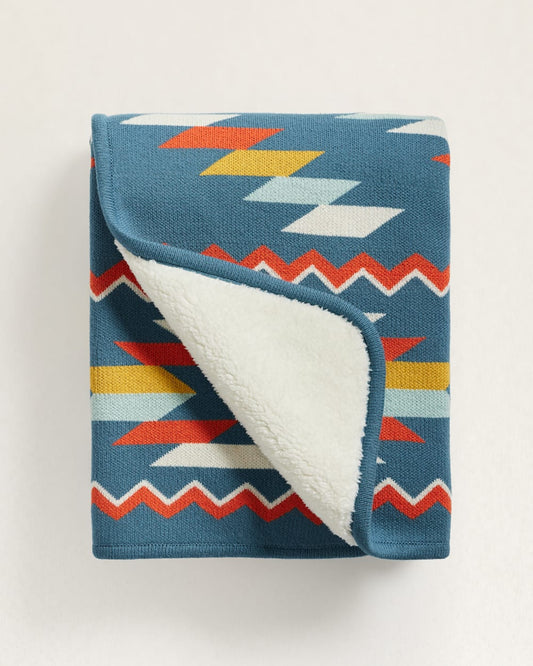 Pendleton Stay Cozy & Shop Summerland Sherpa Stroller Blanket