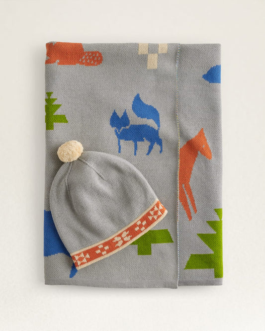 Pendleton Shop Soft Path Knit Baby Blanket with Beanie