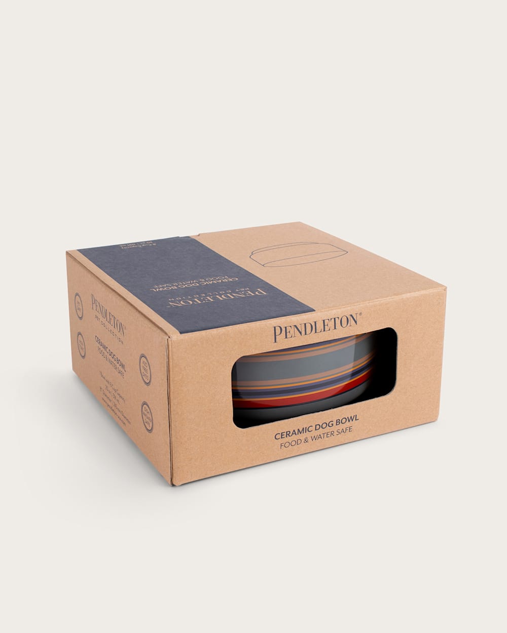 Pendleton Shop Yakima Camp Pet Bowl Sturdy and Travel-Friendly Dish