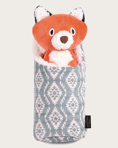 Pendleton Shop Pet Plush Camping Fox Toy Soft and Durable Chew Toy