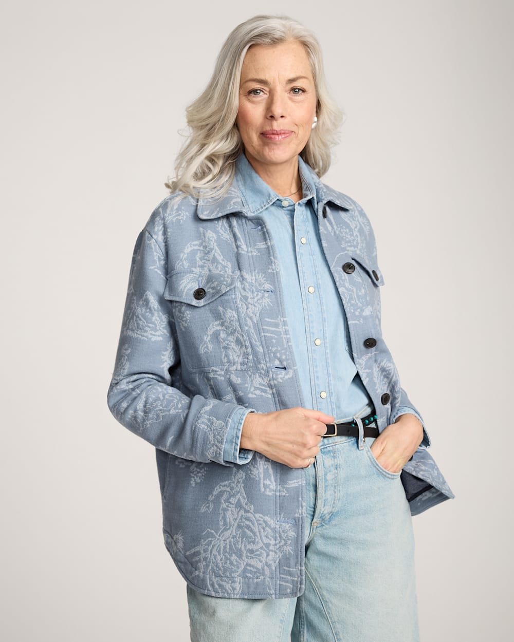 Pendleton Shop Women's Rodeo Cotton Shirt Jacket Outerwear