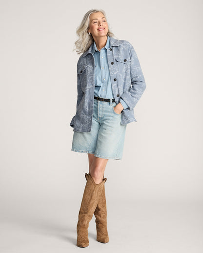 Pendleton Shop Women's Rodeo Cotton Shirt Jacket Outerwear