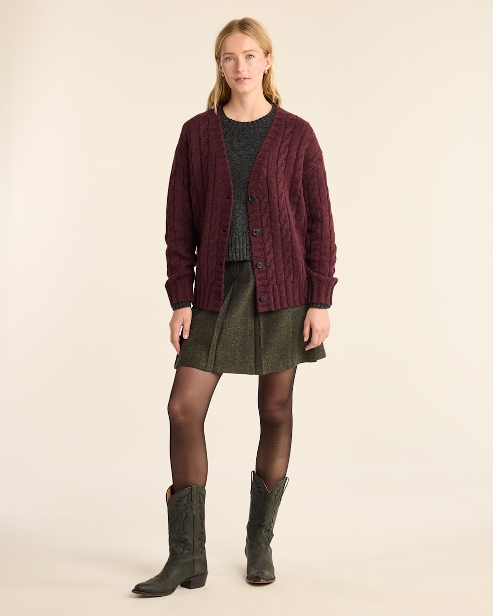 Pendleton Shop Women's Shetland Collection Fisherman Cardigan