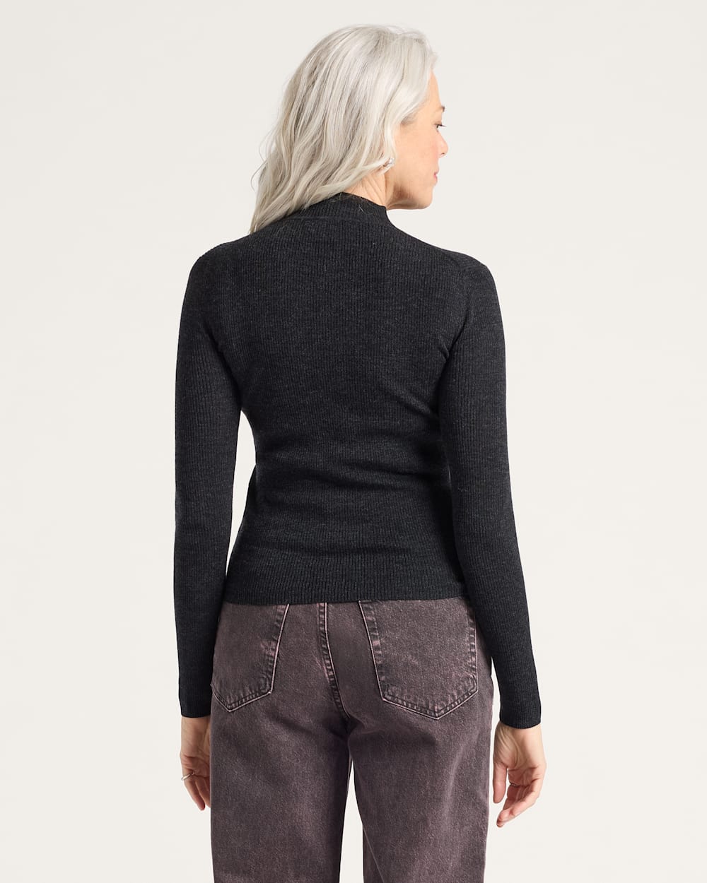 Pendleton Shop Women's Rib Merino Mockneck in Sweaters