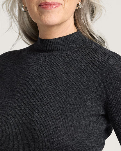 Pendleton Shop Women's Rib Merino Mockneck in Sweaters