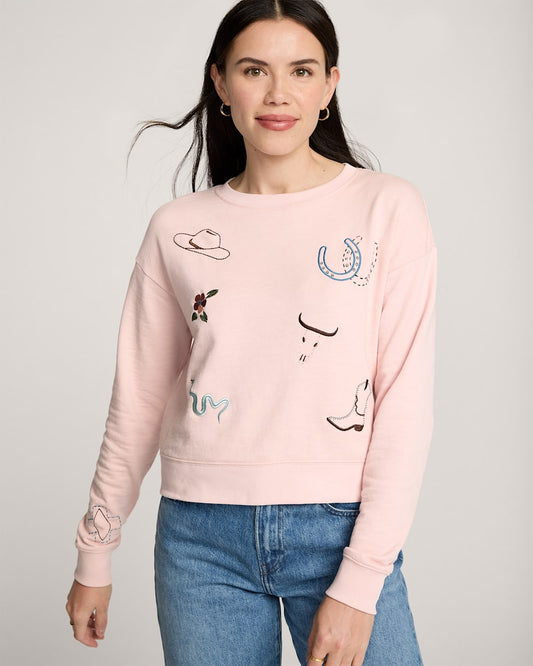 Pendleton Buy Women's Western Graphic French Terry Pullover Tops