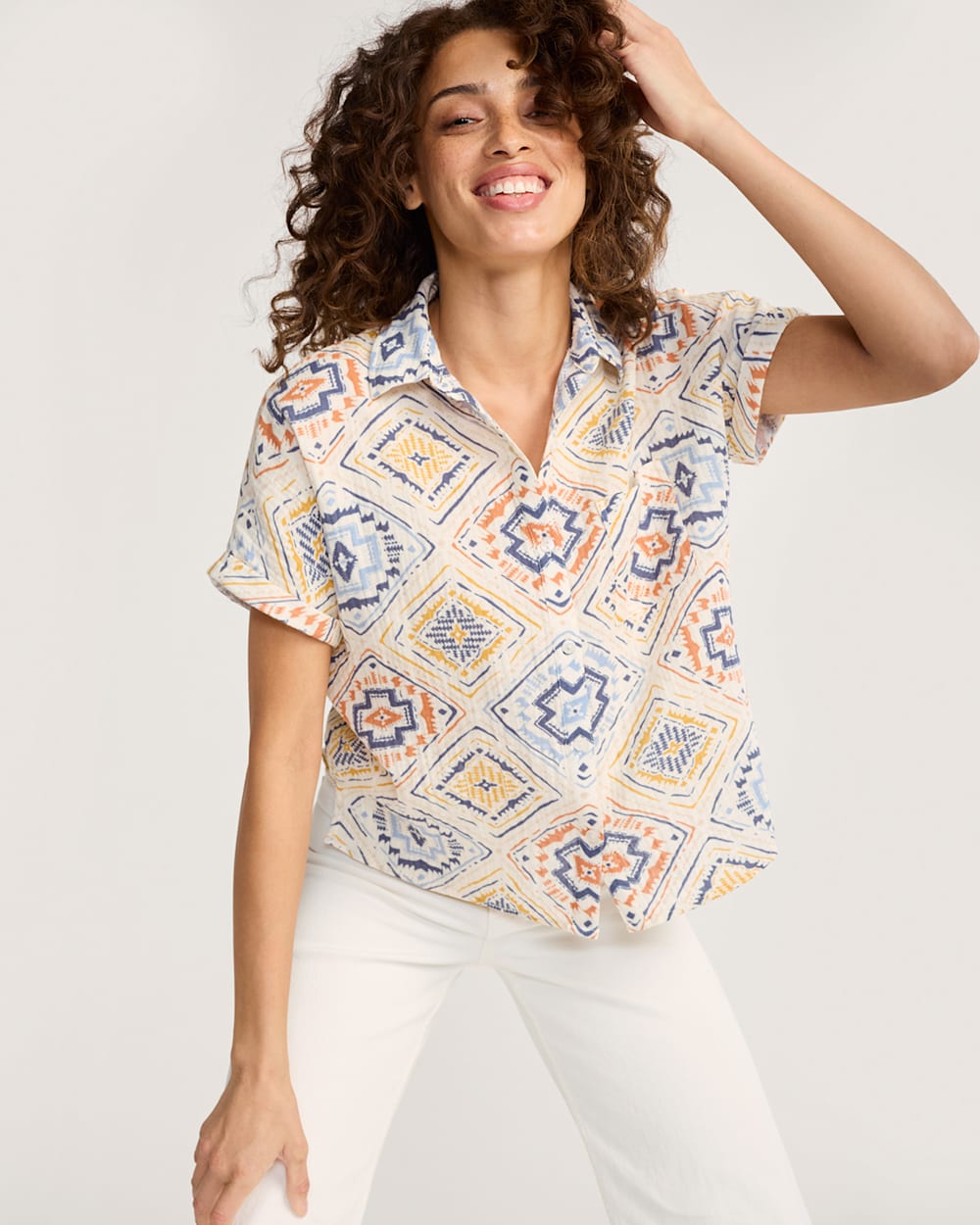 Pendleton Buy Women's Cotton Gauze Shirt for Lightweight Comfort