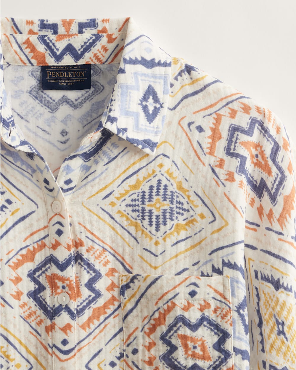 Pendleton Buy Women's Cotton Gauze Shirt for Lightweight Comfort