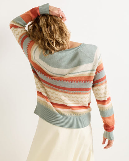 Pendleton Shop Women's Classic Raglan Cotton Pullover Sweater