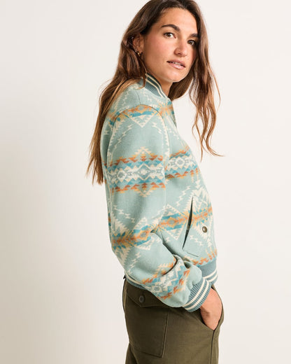 Pendleton Shop Women's USA made Wool Bridge Creek Bomber Jacket