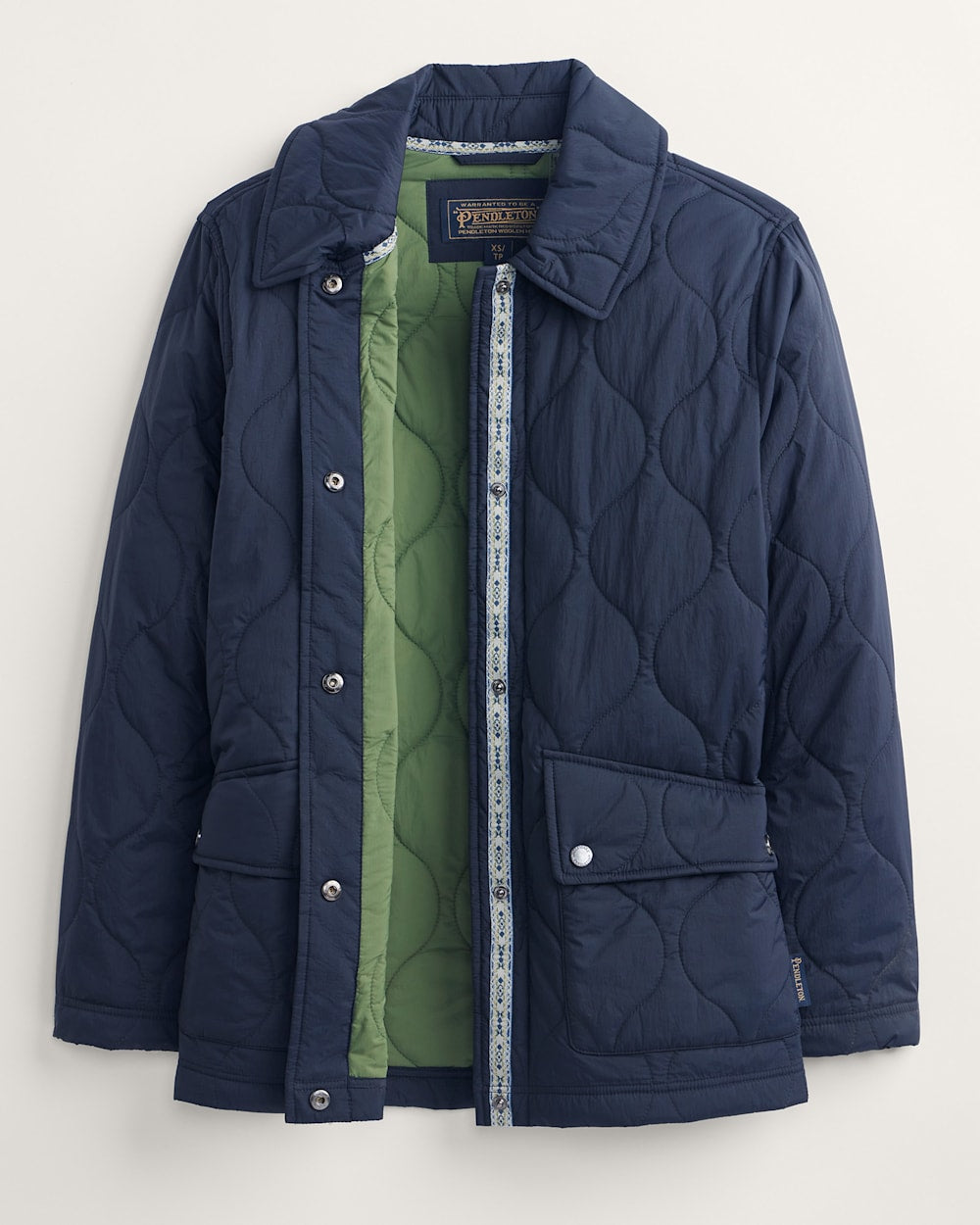 Pendleton Shop Crinkle Quilted Barn Coat for Women