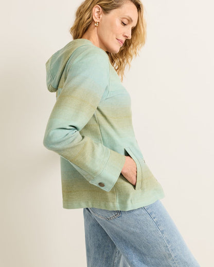 Pendleton Shop Women's Ombre Plaid Trailside Wool Hoodie Jacket