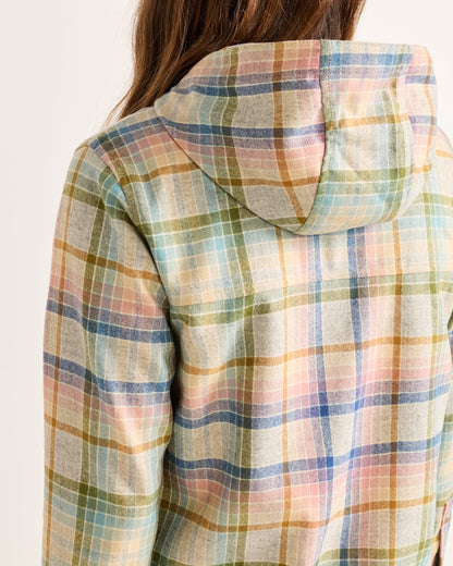 Pendleton Shop Women's Plaid Trailside Wool Hoodie Snap-Front Jacket