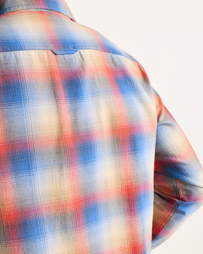 Pendleton Shop Men's Plaid Long Sleeve Cotton Beach Shack Shirt