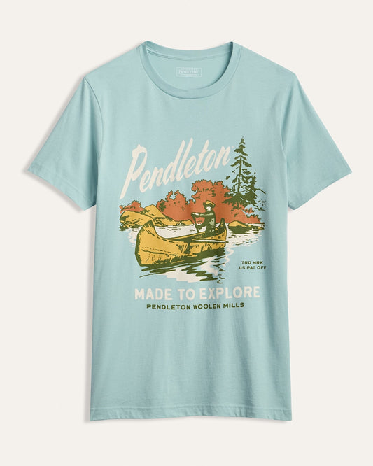 Pendleton Men's Short-Sleeve Canoe Graphic Tee