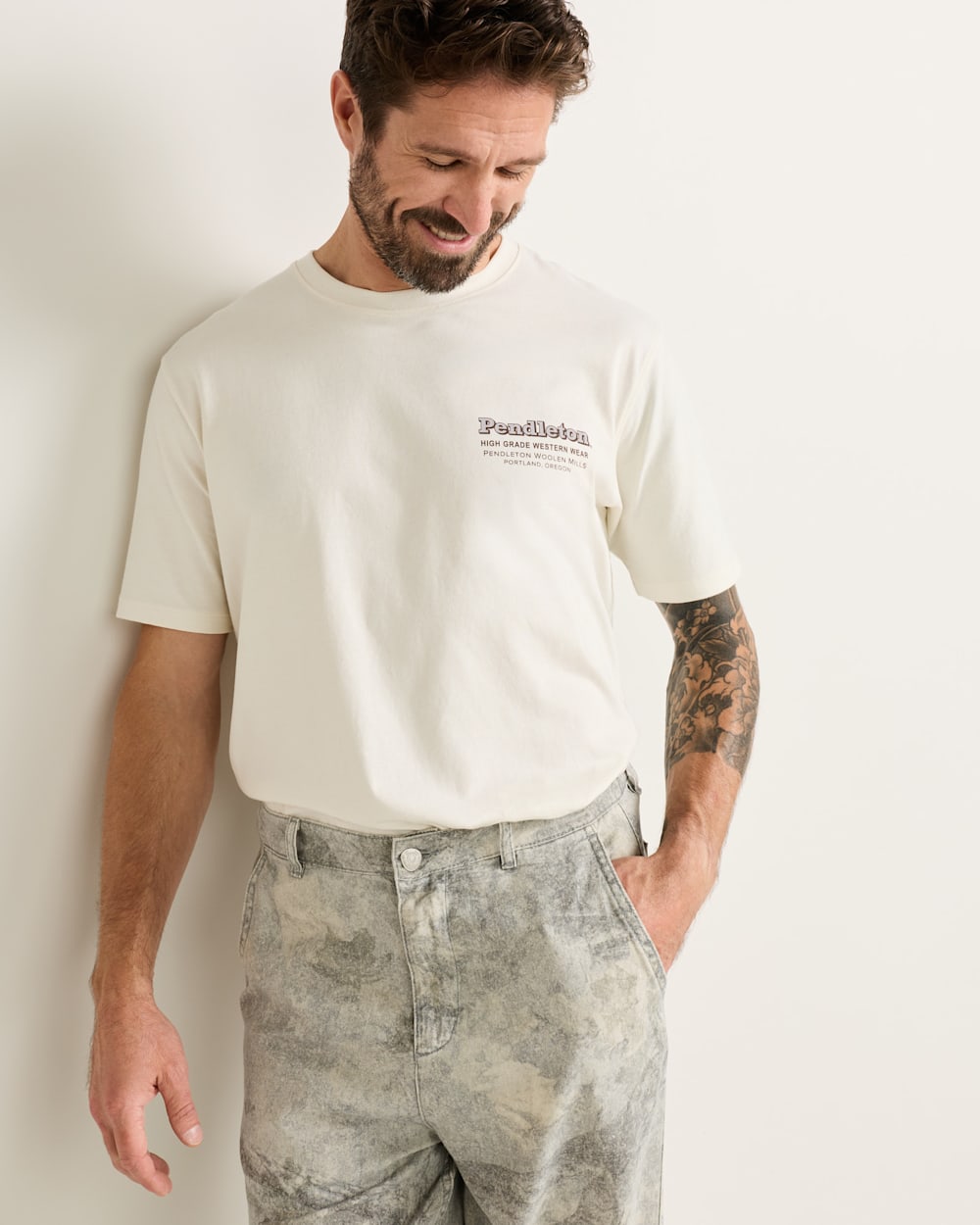 Pendleton Shop Men's Short-Sleeve Deschutes Western Graphic Tee