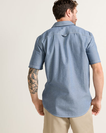 Pendleton Shop Men's Short-Sleeve Cotton Twill Bayside Shirt