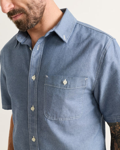 Pendleton Shop Men's Short-Sleeve Cotton Twill Bayside Shirt