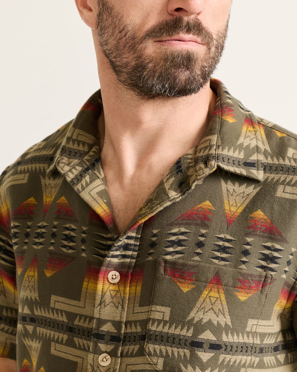 Pendleton Shop Men's Short-Sleeve Doublesoft Cotton Gateway Shirt