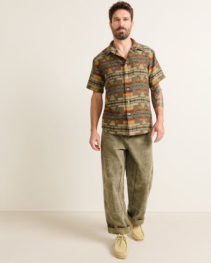 Pendleton Shop Men's Short-Sleeve Doublesoft Cotton Gateway Shirt