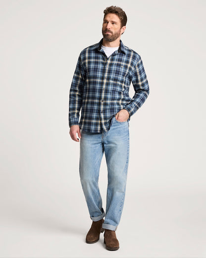 Pendleton Shop Men's Plaid Cotton Fremont Flannel Shirt Tops