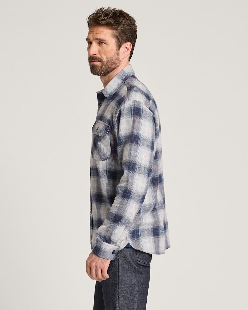 Pendleton Shop Men's Plaid Burnside Flannel Shirt in Shirts