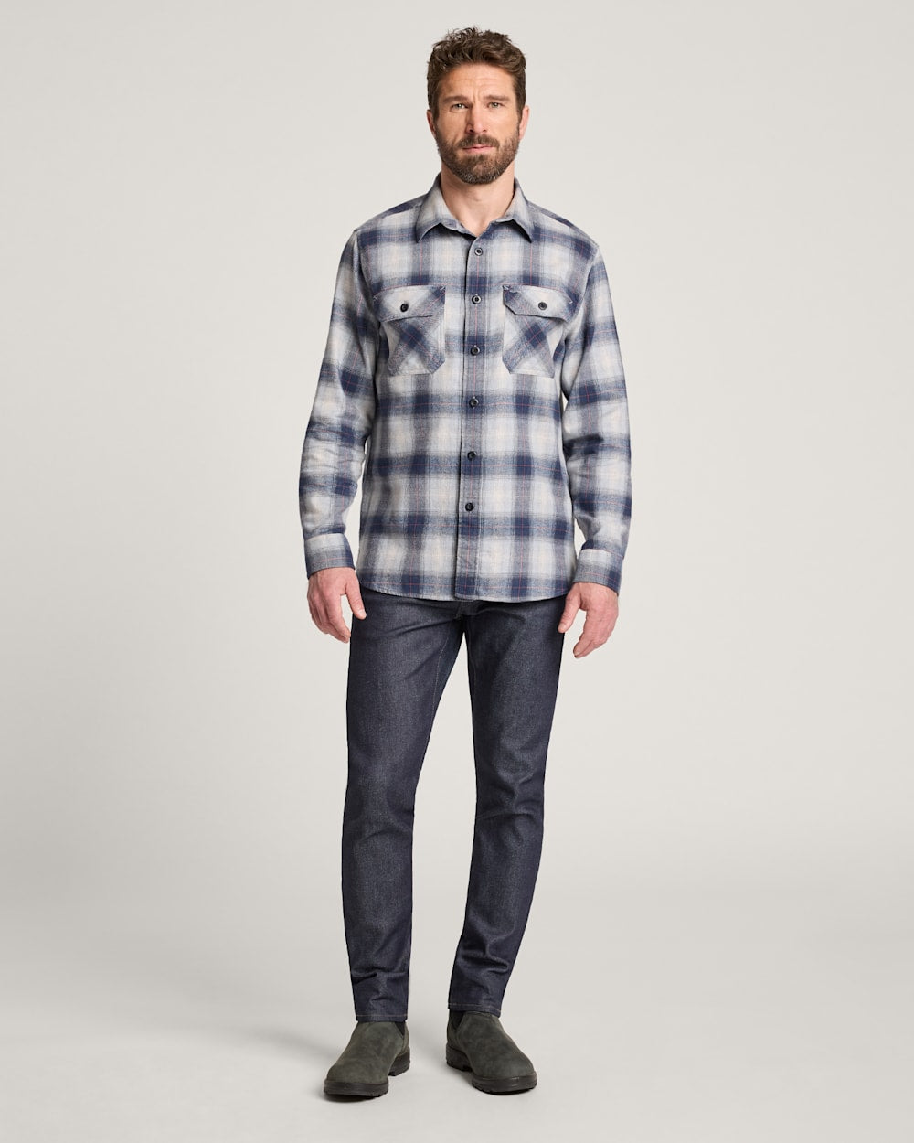 Pendleton Shop Men's Plaid Burnside Flannel Shirt in Shirts