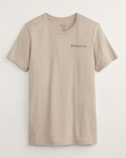 Pendleton Shop Men's Iconic Logo Graphic Tee: Stylish Comfort