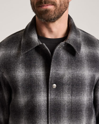 Pendleton Shop Men's Quilted Wool Coaches Jacket in Outerwear