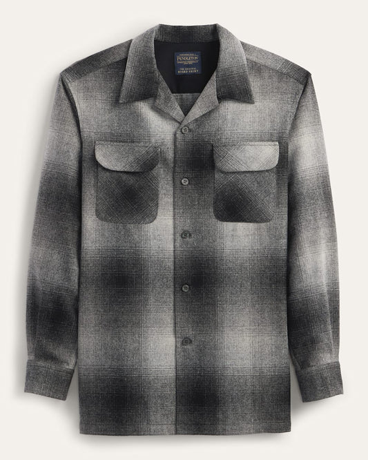 Pendleton Shop Men's Plaid Wool Board Shirt: Stylish Comfort