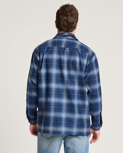 Pendleton Shop Men's Plaid Wool Board Shirt: Stylish Comfort