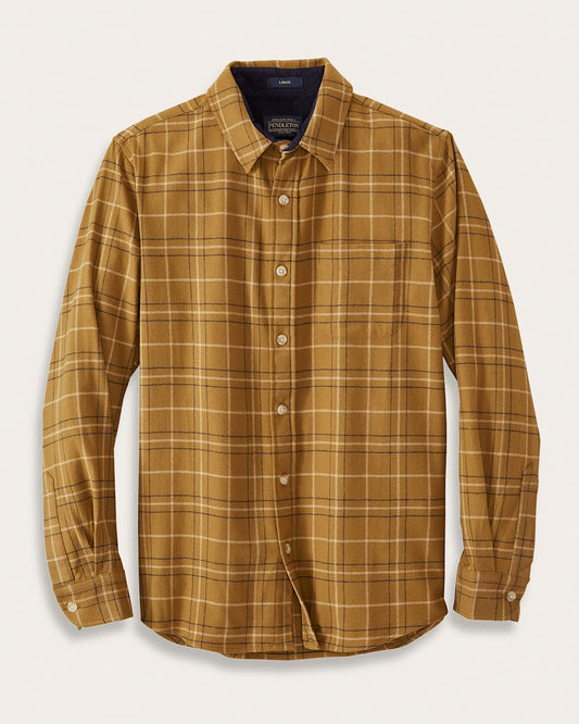 Pendleton Shop Men's Plaid Merino Lodge Shirt