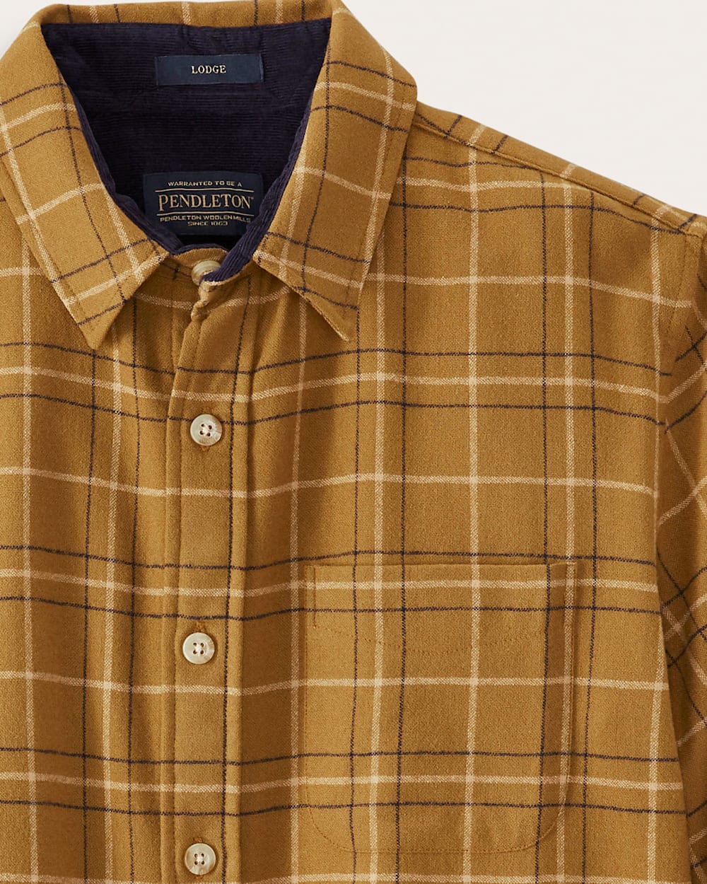 Pendleton Shop Men's Plaid Merino Lodge Shirt