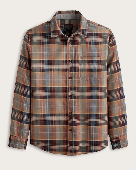 Pendleton Shop Lodge Men's Plaid Merino Lodge Shirt