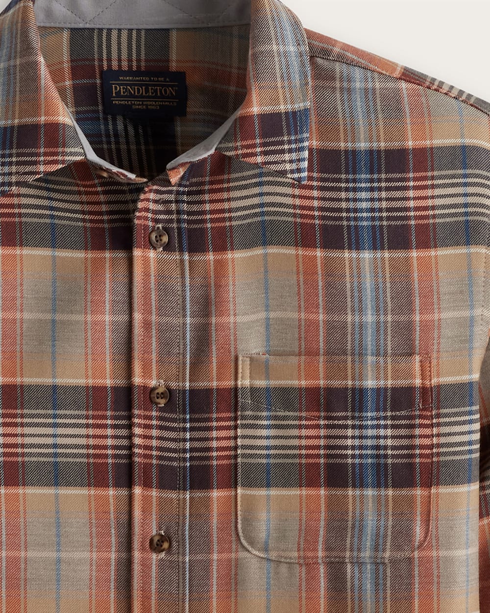 Pendleton Shop Lodge Men's Plaid Merino Lodge Shirt