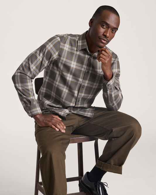 Pendleton MEN'S PLAID MERINO LODGE SHIRT