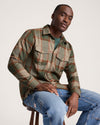 Blue/Copper Block Plaid
