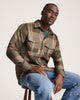 Blue/Copper Block Plaid