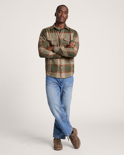 Pendleton Shop Harrison Men's Plaid Harrison Merino Shirt