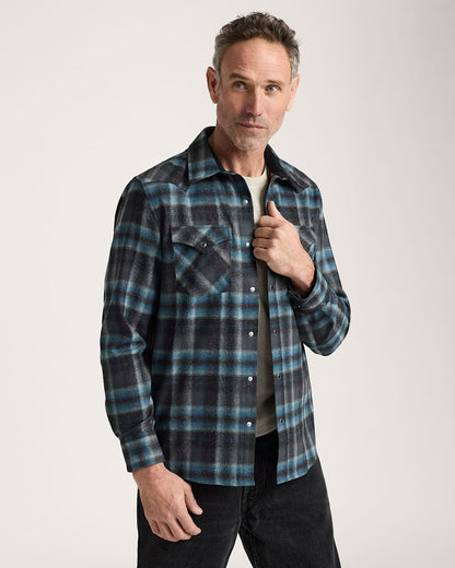 Pendleton Shop Men's Plaid Snap-Front Western Canyon Shirt