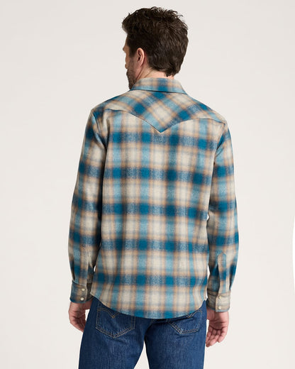 Pendleton Shop Men's Plaid Snap-Front Western Canyon Shirt