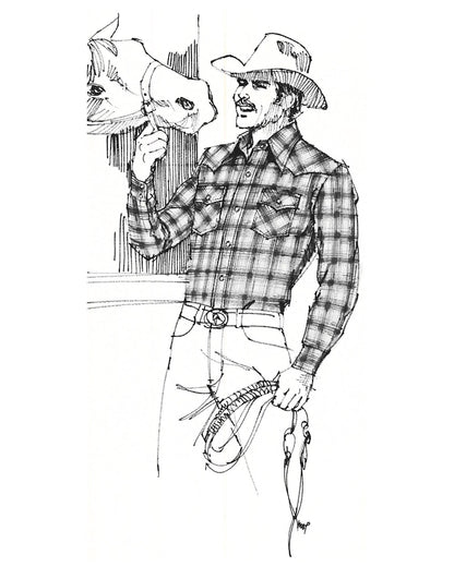 Pendleton Shop Men's Plaid Snap-Front Western Canyon Shirt